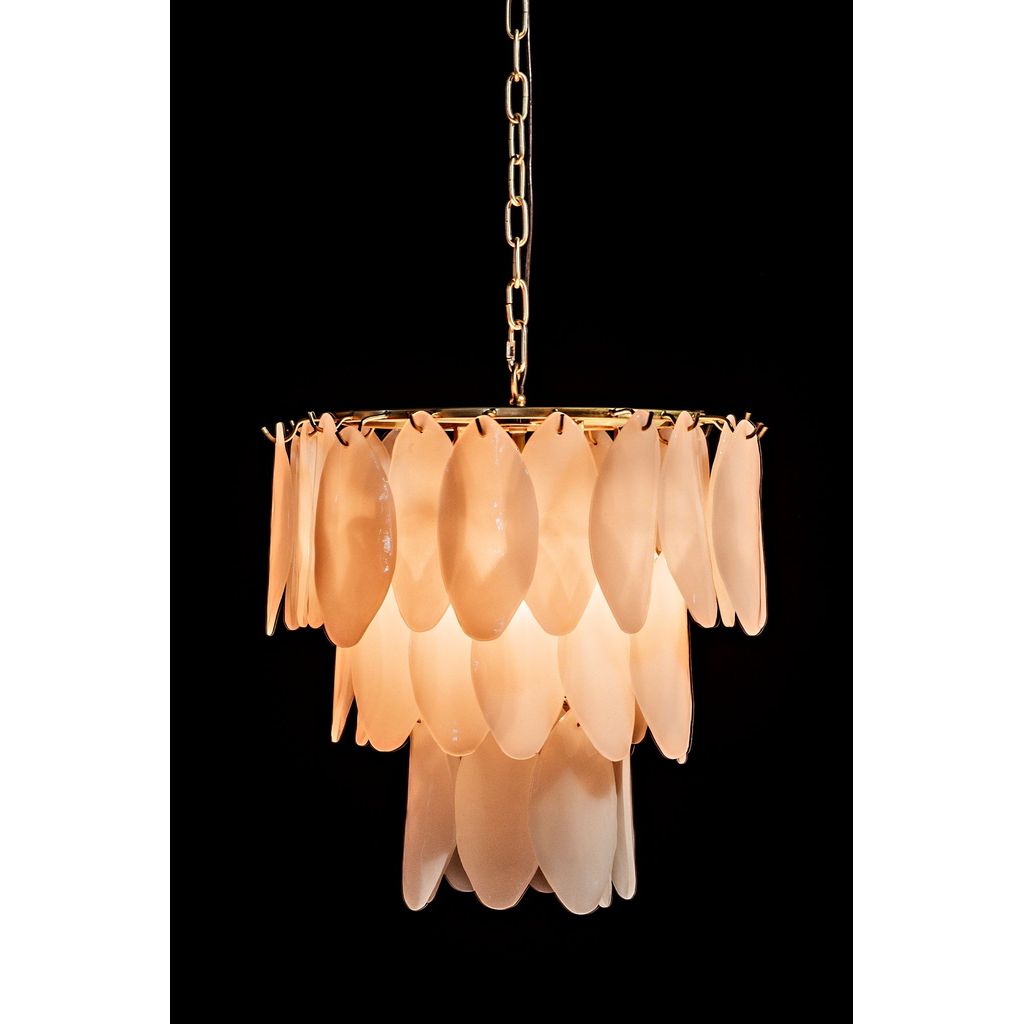 Primary vendor image of Noir Lotus Chandelier - Glass & Metal