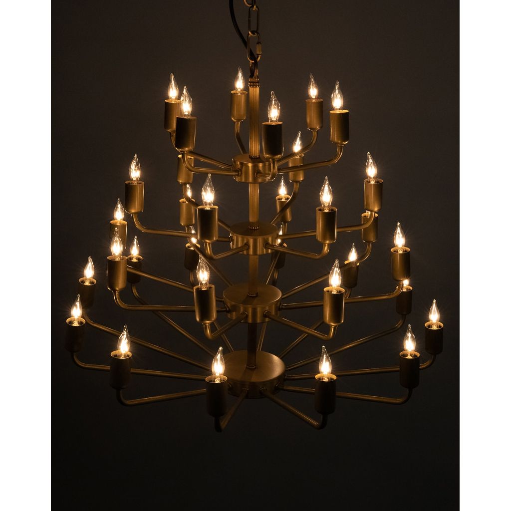 Primary vendor image of Noir Montoro Chandelier, Antique Brass - Metal