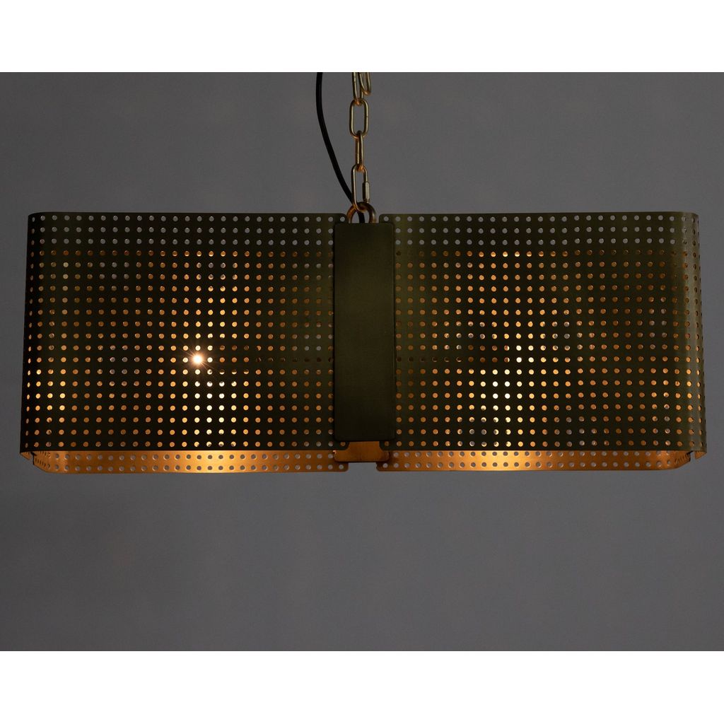 Primary vendor image of Noir Apollo Lantern, Metal w/ Brass Finish