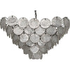 Noir Scala Chandelier - Metal & Glass