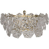 Noir Neive Chandelier, Small, Metal w/ Brass Finish