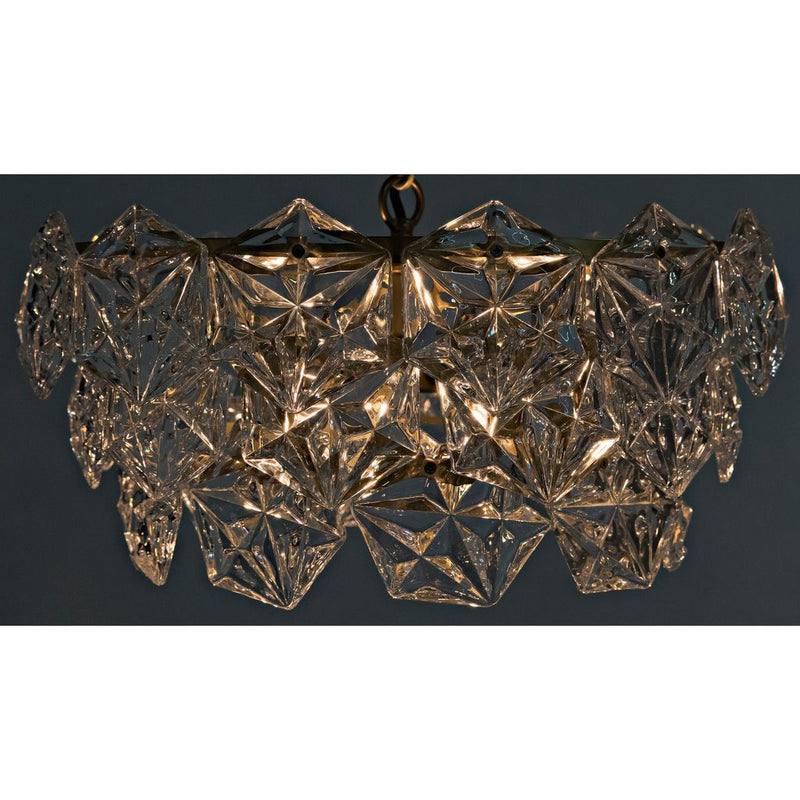 Primary vendor image of Noir Neive Chandelier, Small, Metal w/ Brass Finish