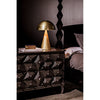 Noir Skuba Table Lamp, Metal w/ Brass Finish, 13.5"