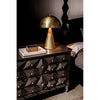 Noir Skuba Table Lamp, Metal w/ Brass Finish, 13.5"