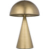 Primary vendor image of Noir Skuba Table Lamp, Metal w/ Brass Finish, 13.5"