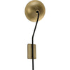 Primary vendor image of Noir Messala Sconce, Black Steel & Brass Finish