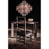 Noir Satellite Chandelier, Black Steel