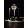 Noir Satellite Chandelier, Black Steel