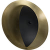 Noir Bengal Sconce, Steel w/ Brass Finish