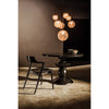 Noir Artemis Chandelier, Steel w/ Black Finish