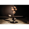 Noir Artemis Chandelier, Steel w/ Black Finish