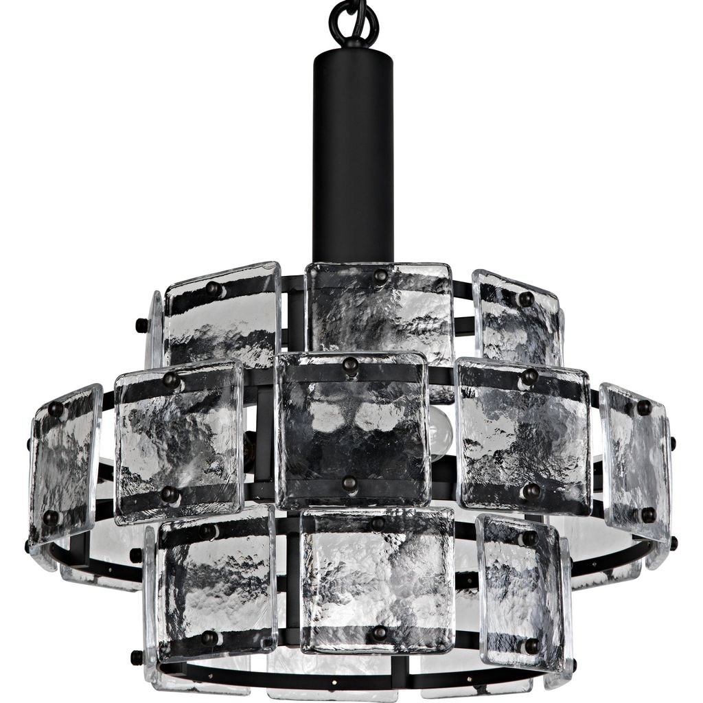 Noir Bergdorf Pendant, Black Steel