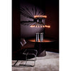 Noir Mancini Chandelier, Black Steel