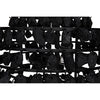 Noir Vulcan Chandelier, Black Steel w/ Black Glass