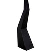 Noir Rhombus Floor Lamp w/ Shade, Black Metal