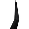 Noir Rhombus Floor Lamp w/ Shade, Black Metal