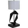 Noir Timothy Table Lamp w/ Shade, 13"