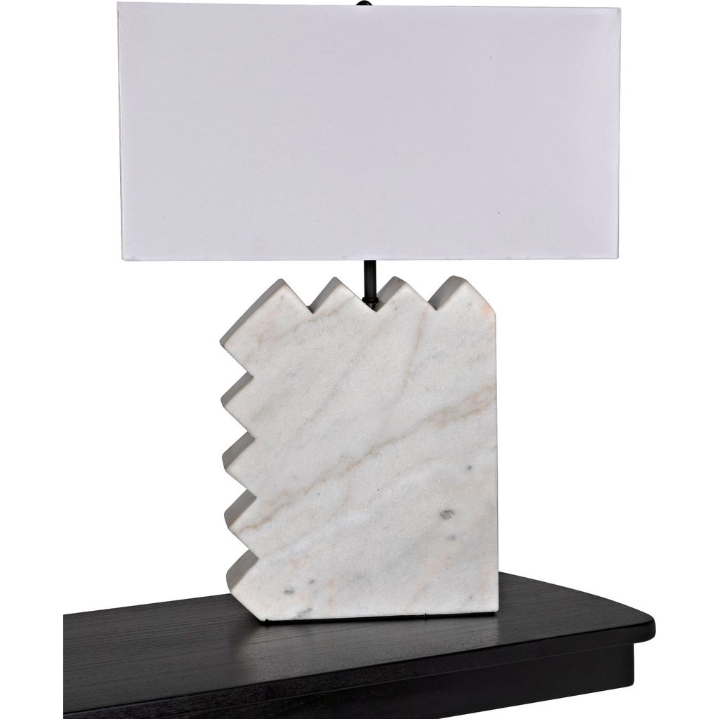 Noir Gaheris Table Lamp w/ Shade, 10"