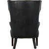 Noir Heracles Chair, Leather, 31" W