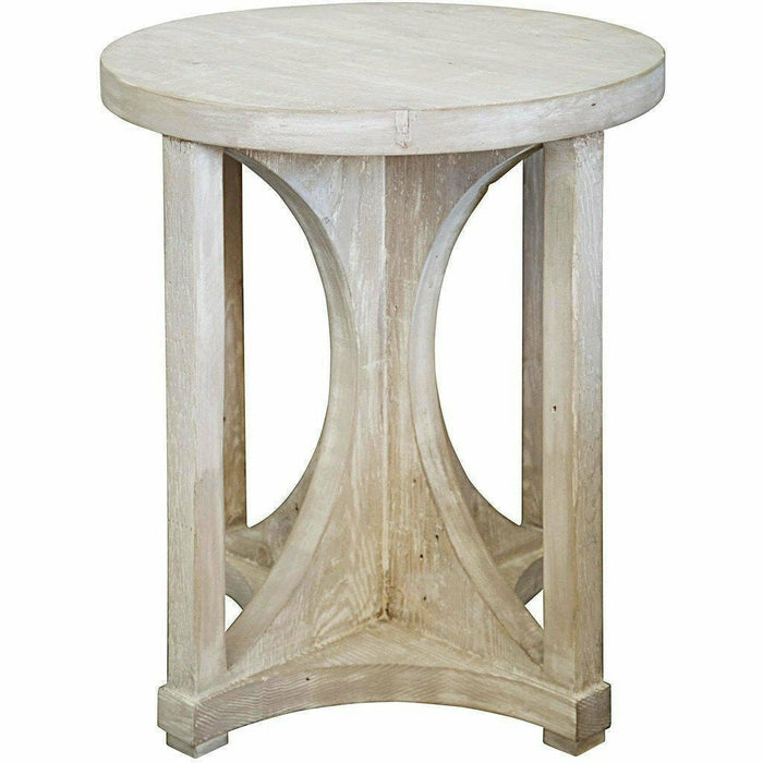 CFC Freesia Reclaimed Lumber Side Table, Grey Wash-Side Tables-CFC-Heaven's Gate Home, LLC