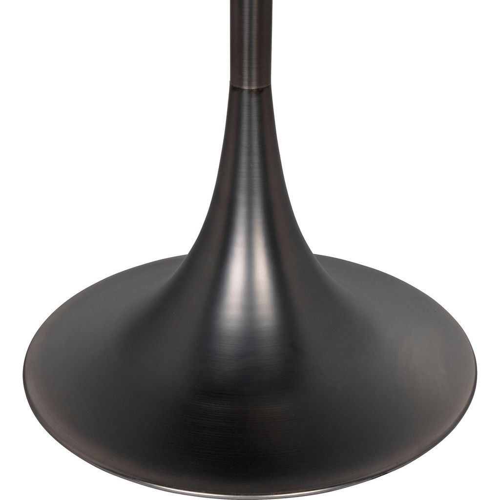 Noir Drop Floor Lamp, Gun Metal Finish - Industrial Steel