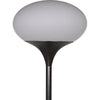 Noir Drop Floor Lamp, Gun Metal Finish - Industrial Steel