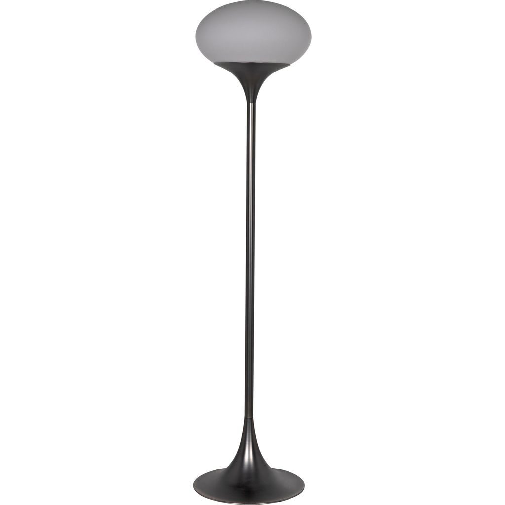 Primary vendor image of Noir Drop Floor Lamp, Gun Metal Finish - Industrial Steel