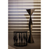 Noir Brixton Floor Lamp, Black Steel