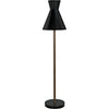 Primary vendor image of Noir Thinking Cap Floor Lamp - Industrial Steel