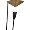 Noir Jetset Floor Lamp - Industrial Steel