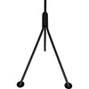 Noir Jetset Floor Lamp - Industrial Steel