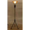 Noir Jetset Floor Lamp - Industrial Steel