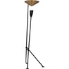 Noir Jetset Floor Lamp - Industrial Steel