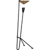 Noir Jetset Floor Lamp - Industrial Steel