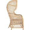 Noir Gigi Chair, Rattan, 32.5" W