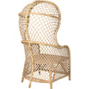 Noir Gigi Chair, Rattan, 32.5" W