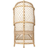 Noir Gigi Chair, Rattan, 32.5" W