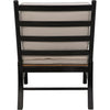 Noir Kevin Chair w/ Rattan, Hand Rubbed Black, 30" W