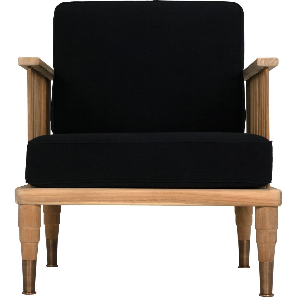 Noir Murphy Chair, Teak, 30" W