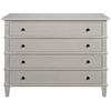 CFC Dennis 4-Drawer Dresser, Gray Shellac-Dressers-CFC-Heaven's Gate Home, LLC