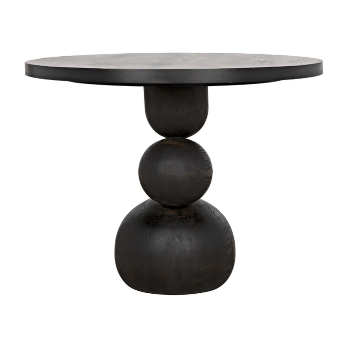 CFC Boulder Reclaimed Lumber Round Breakfast/Bistro Table, 38" Dia.