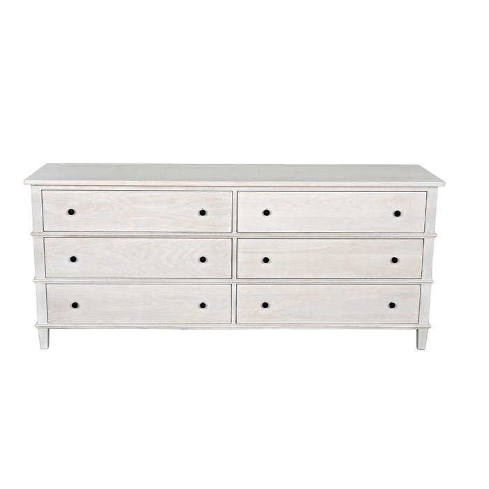 CFC Dennis 6-Drawer Oak Dresser, Large, 76" W