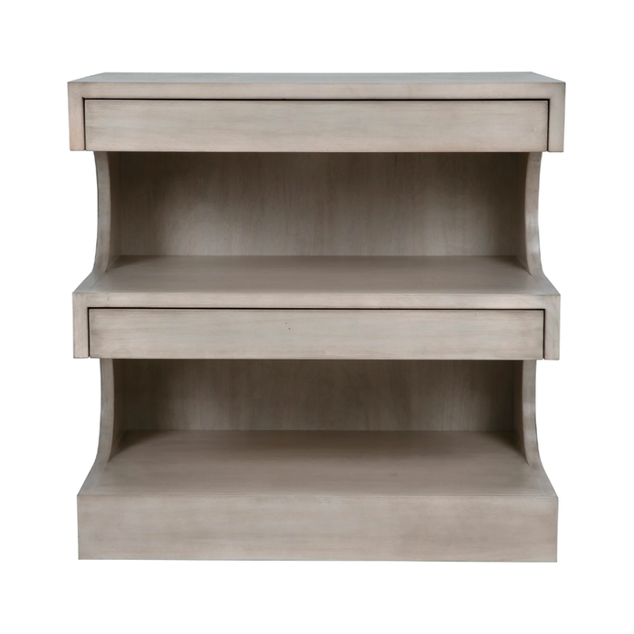 CFC Radcliff 2-Drawer Side Table, Alder, 24" W