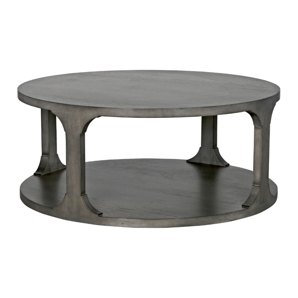 CFC Gimso Round Oak Coffee Table, Small, 40" Dia.