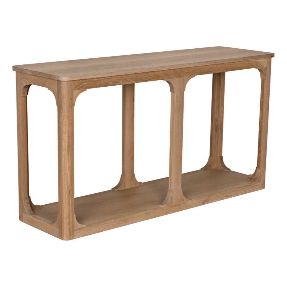 CFC Gimso 2-Tiered Console, Oak, 60" W