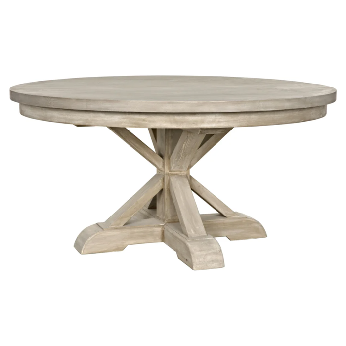 CFC Isabelle Reclaimed Douglas Fir Dining Table, Round, 60" Dia.