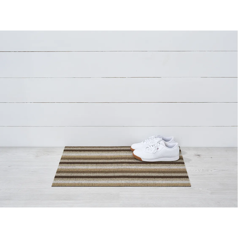 Chilewich Even Stripe Shag Mat, Indoor/Outdoor