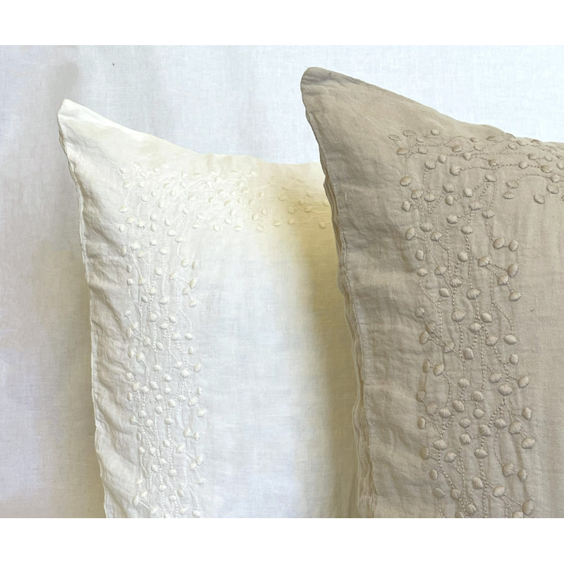 TL at Home Piper Embroidered Linen Duvet and/or Shams