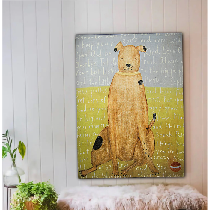 Sugarboo & Co. Brown Boy Dog Art Print