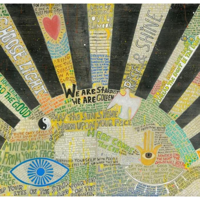 Sugarboo & Co. Choose Light (Black) Art Print, 2 Panels